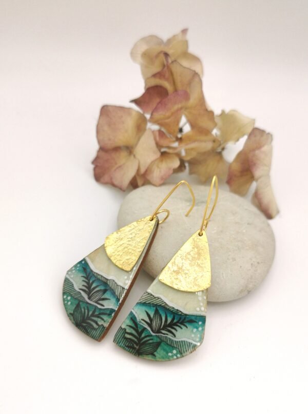 Boucles d'oreilles "Palmes"